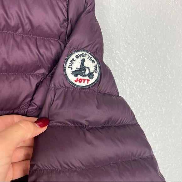 JOTT Just Over the Top CHA Down Puffer Jacket Purple M – Packable, EUC, Puffer - Picture 7 of 13